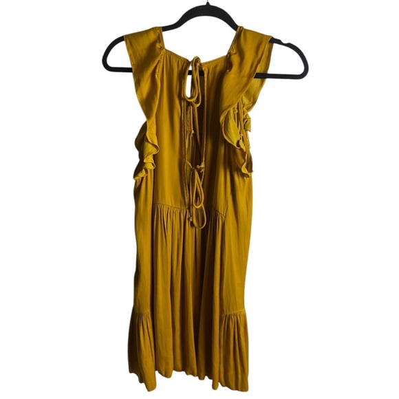 Free People Intimately Free Size Small Want Your Love Slip Dress Mustard Yellow - Picture 3 of 9